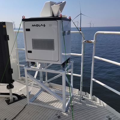 3D van de de Windsnelheid van Aftastendoppler Lidar PPI RHI DBS LOS programmeerde Verhandelbaar Aftasten