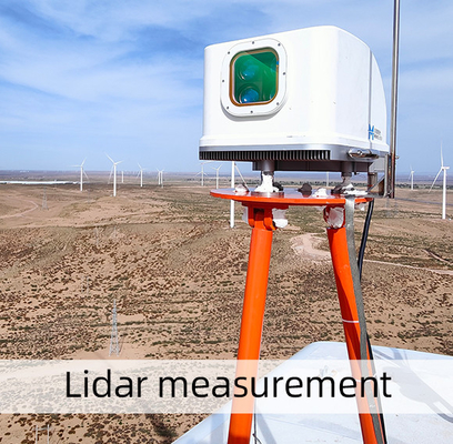 50m200m/400m/750m het Vectorlidar Apparaat van het de Windgebied van de Windmeting