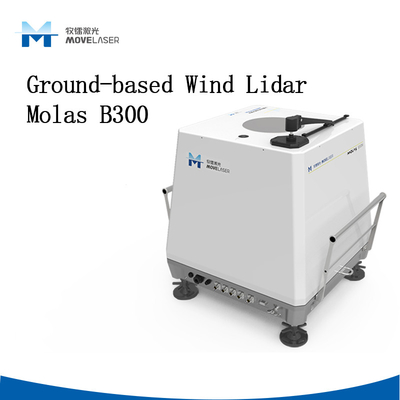 Precisie 0,1 m/s Windsnelheid Doppler Lidar 30~300m Detectiebereik -40.C ~ 50.C Temperatuurbereik