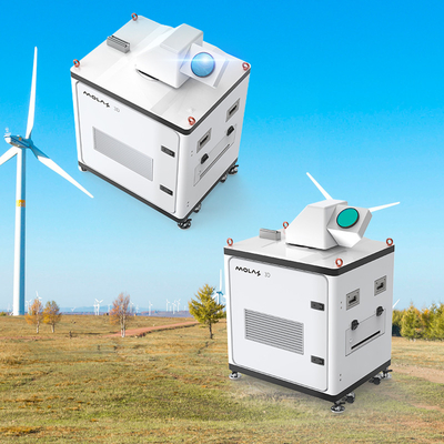Precisie 120m afstand resolutie Wind Lidar voor 4 km verticale meting en 10 km zicht detectie