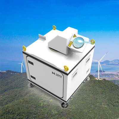 Verticale meetafstand van 4 km Windmeting Lidar lichtgewicht
