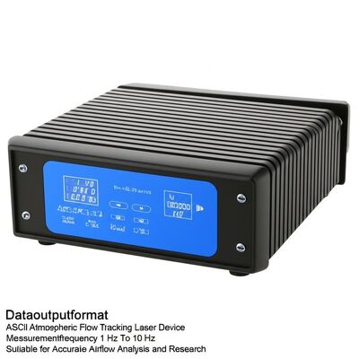 Data-outputformaat ASCII Atmospheric Flow Tracking Laser Device met meetfrequentie 1 Hz tot 10 Hz Geschikt voor nauwkeurige luchtstroomanalyse en -onderzoek