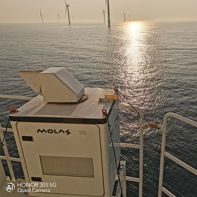 De vaste van de het Azimuthoek van de Hoogtehoek Wind Profiler 360 Graadomwenteling