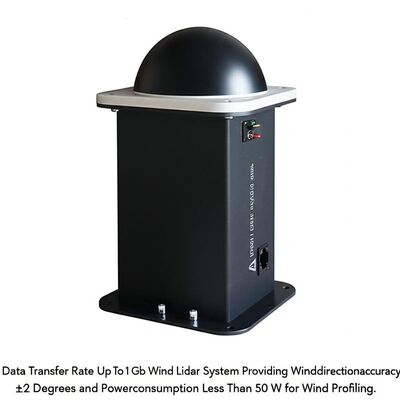 kopen Gegevensoverdrachtsnelheid tot 1 Gb s Windlidarsysteem met een windrichtingsnauwkeurigheid van ±2 graden en een stroomverbruik van minder dan 50 W voor windprofilering online manufacture