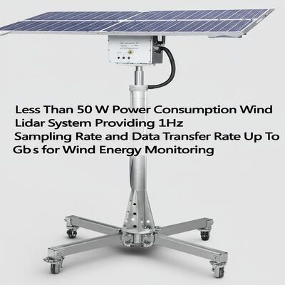 buy Minder dan 50 W stroomverbruik Wind Lidar-systeem dat 1 Hz bemonstering en tot 1 Gb s gegevensoverdracht biedt voor windenergiebewaking online manufacture