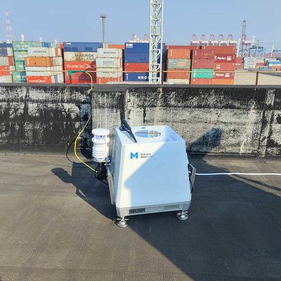 Kwaliteit  0-360 Degree Direction Laser Wind Speed Measurement ASCII Data Format Wind Lidar fabriek