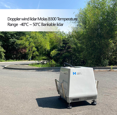 Verhandelbare Doppler-Windlidar Molas B300 Temperatuurwaaier -40℃ ~ 50℃