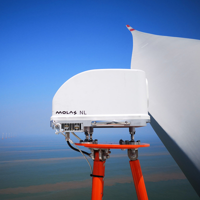 Lichte Opsporing en Uitstrekkende Ldv Doppler Lidar de Windsnelheid 70m/S van de Windoverleving