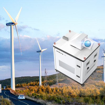 Langeafstandswindlidar met 15 km bereik en breed verticaal bereik van -10° tot 190°