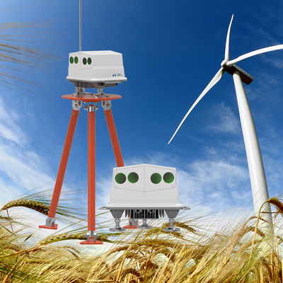 Lichte gewichtgegevenseenheid ≤ 6 kg Lidaarsysteem voor windenergie voor de beoordeling van windbronnen