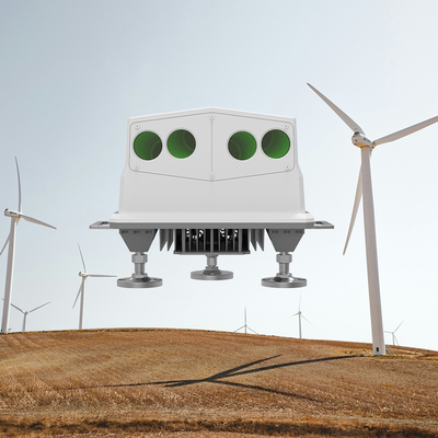 4Hz Frequentie Windturbine Lidar voor Maximale Passgrootte 500mm en -180°-180° Windrichtingbereik in de Windenergie-industrie