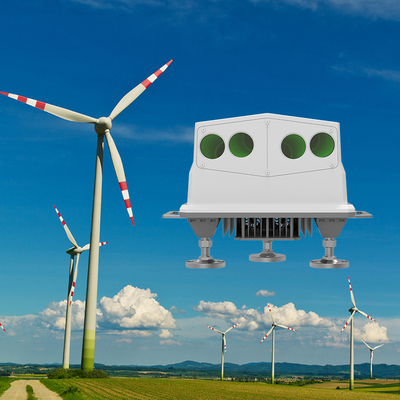 NL750 Windmolen Lidar Bereik 50m-750m en Windrichting Bereik -180°-180° voor Duurzame Energie