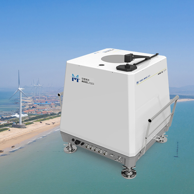 Temperatuurbereik -40°C-60°C Offshore windlidar Vochtigheidsbereik 0% tot 100% en aangedreven door 24V±5%DC