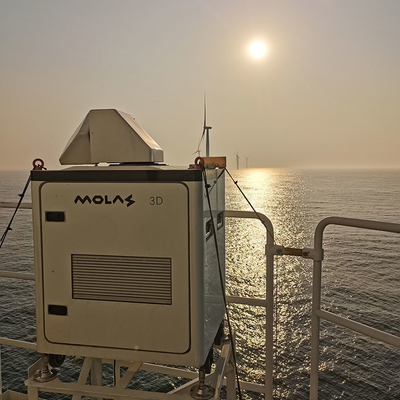 Van de het Azimut Lopende Wind van de hoogte Hoeksnelheid de Snelheidslidar OEM